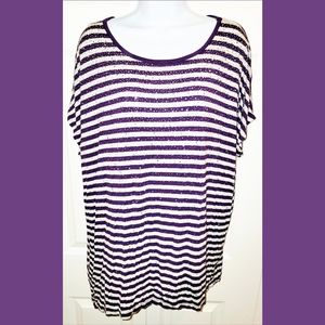 Women's U-Knit Dressy Short-Sleeve Top Size: 2X